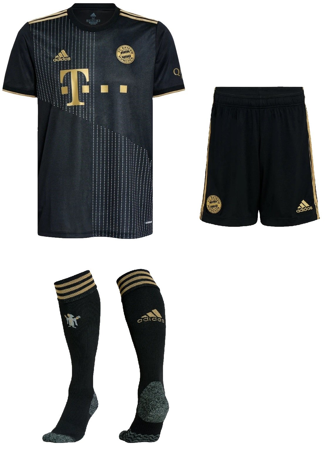 Kit adulto II Bayern de Munique 2021 2022 Adidas oficial